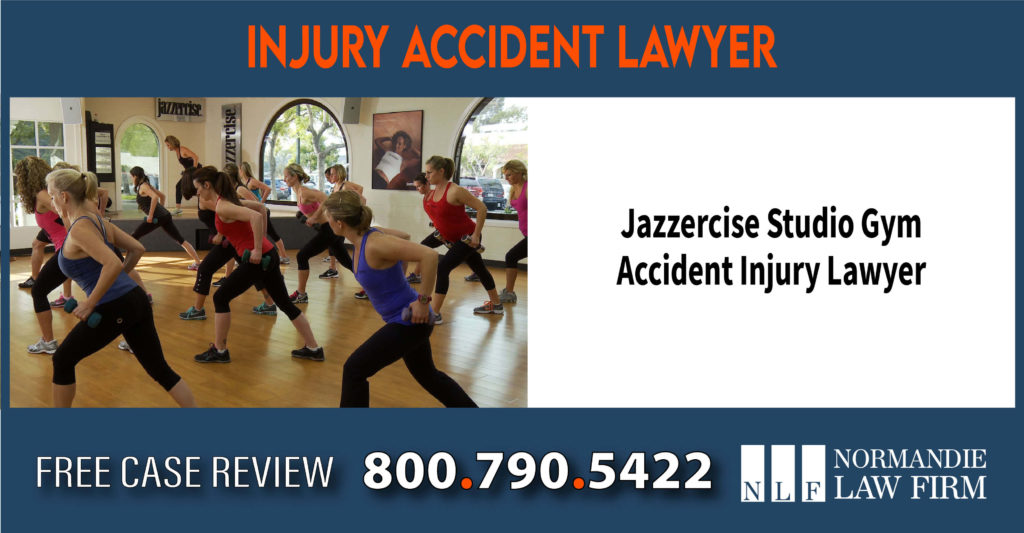 Jazzercise Studio Gym Accident Injury Lawyer sue lawsuit compensation incident liability