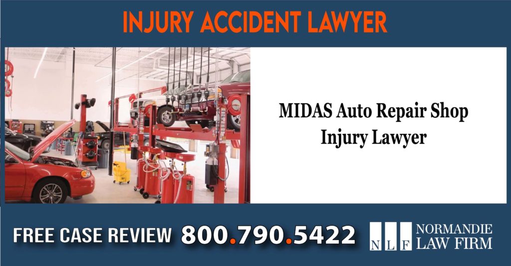 Midas auto repair shop lawyer sue compensation incident attorney