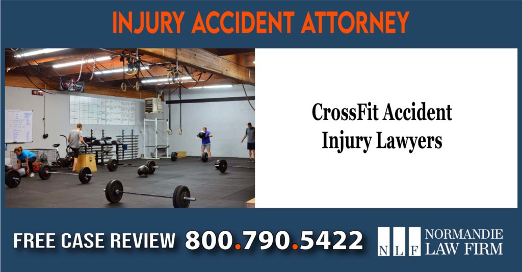 CrossFit Accident Injury Lawyers attorney sue lawsuit compensation incident liabllity