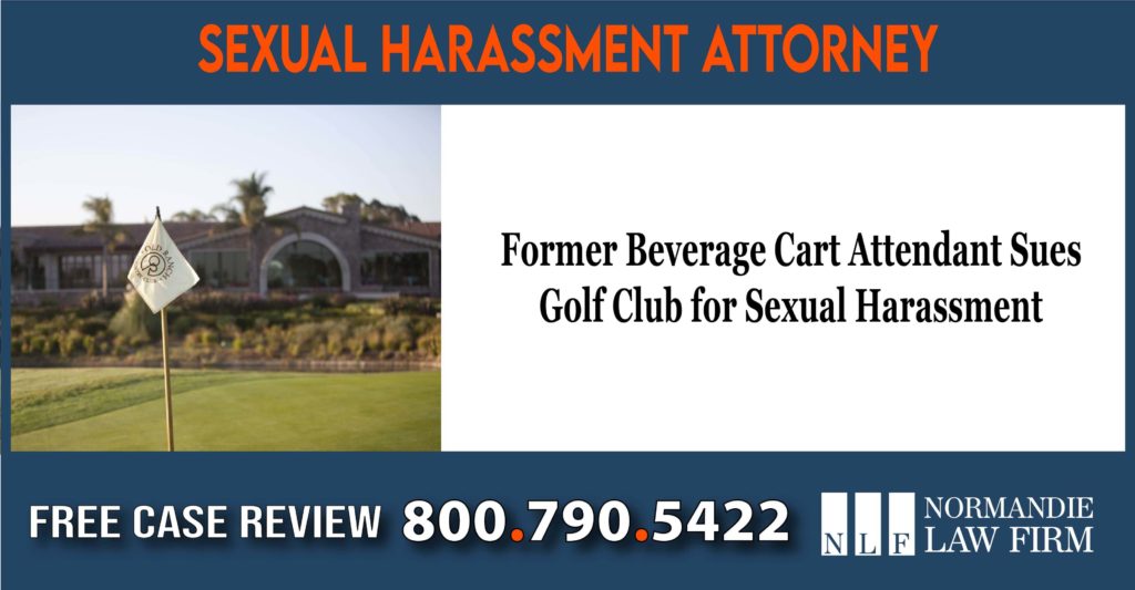 Former Beverage Cart Attendant Sues lawyer attorney sue lawsuit
