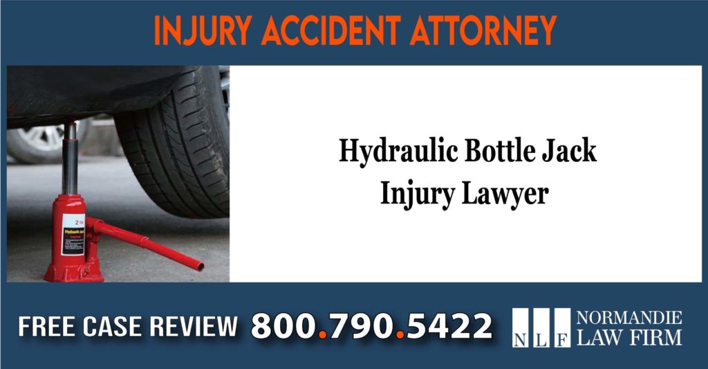 Hydraulic Bottle Jack Injury Lawyer sue compensation incident liability