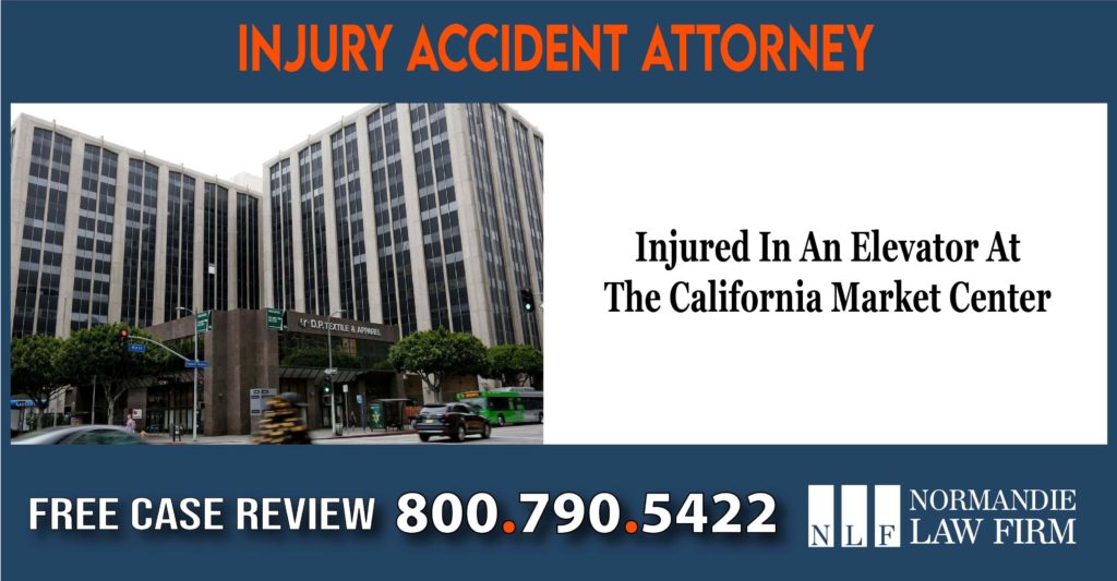 Injured In An Elevator At The California Market Center Attorneys compensation lawyer attorney sue