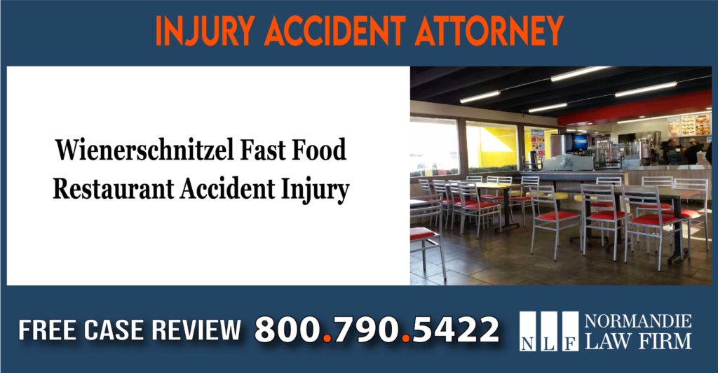 Wienerschnitzel Fast Food Restaurant Accident Injury Attorney sue lawsuit compensation incident liability