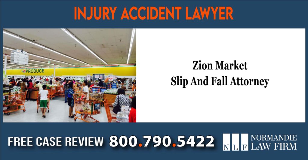 Zion Market Slip And Fall Attorney lawsuit compensation lawyer attorney sue