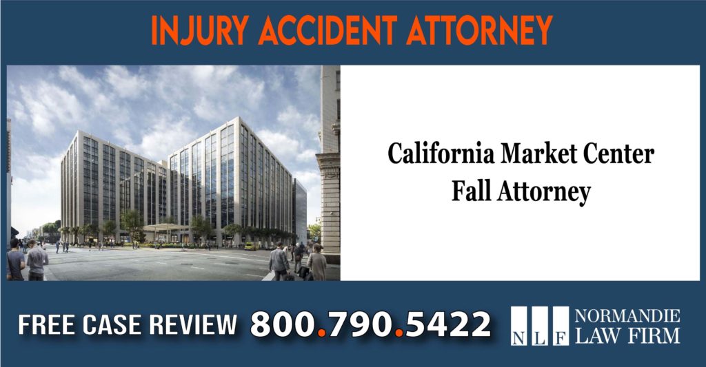 California Market Center Fall Attorney lawyer sue compensation incident liability