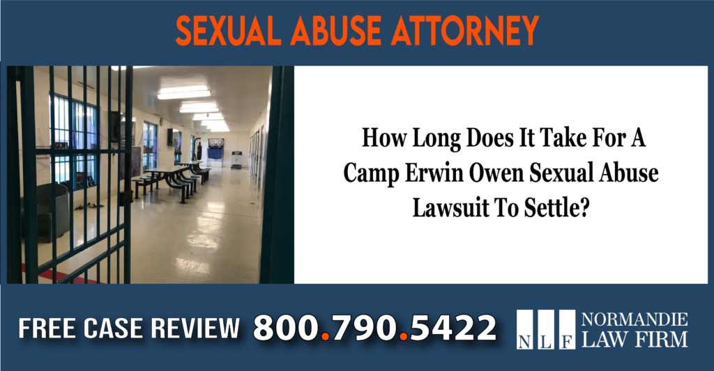 How Long Does It Take For A Camp Erwin Owen Sexual Abuse Lawsuit To Settle lawsuit lawyer compensation incident liability