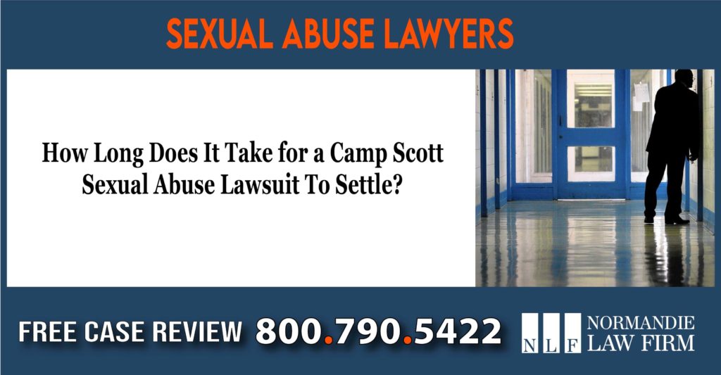 How Long Does It Take for a Camp Scott Sexual Abuse Lawsuit To Settle lawyer sue compensation incident
