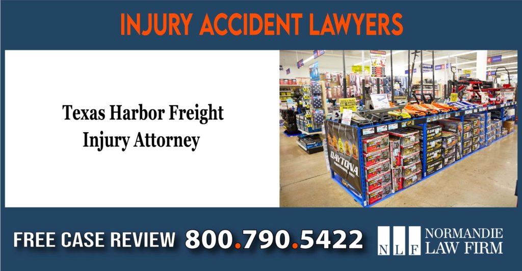 Texas Harbor Freight Injury Attorney lawyer sue compensation incident liability