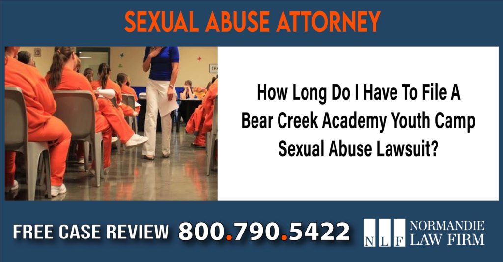 Bear Creek Academy Youth Camp lawyer attorney sue lawsuit sexual abuse lawyer attorney