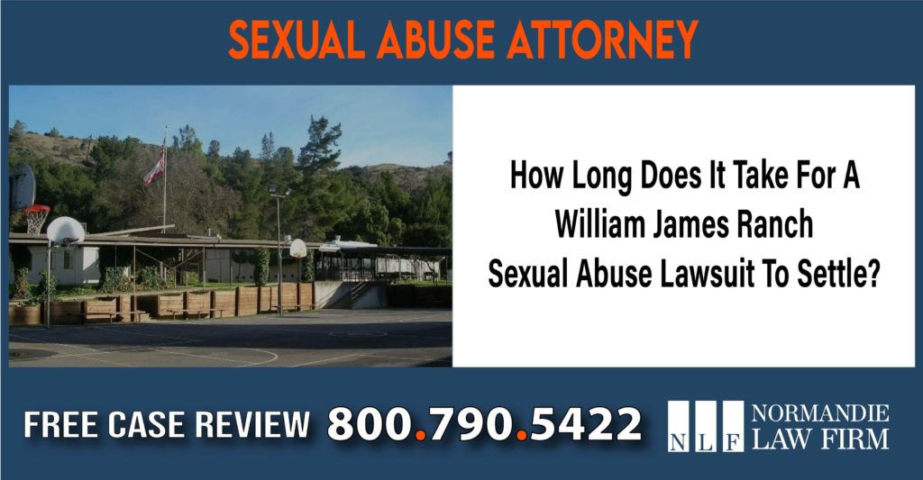 How Long Does It Take For A William James Ranch Sexual Abuse Lawsuit To Settle lawyer attorney sue lasuit compensation