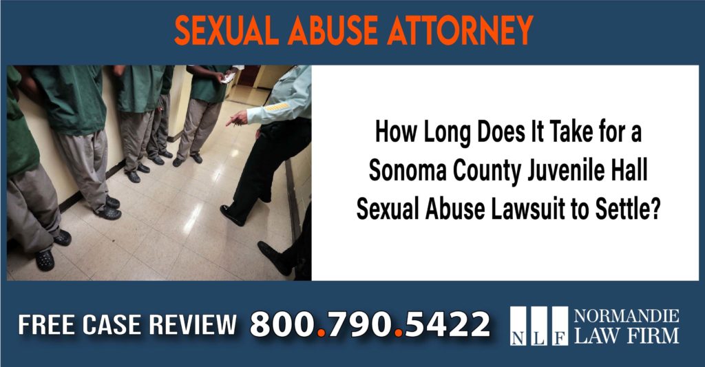 How Long Does It Take for a Sonoma County Juvenile Hall Sexual Abuse Lawsuit to Settle lawyer attorney sue lawsuit