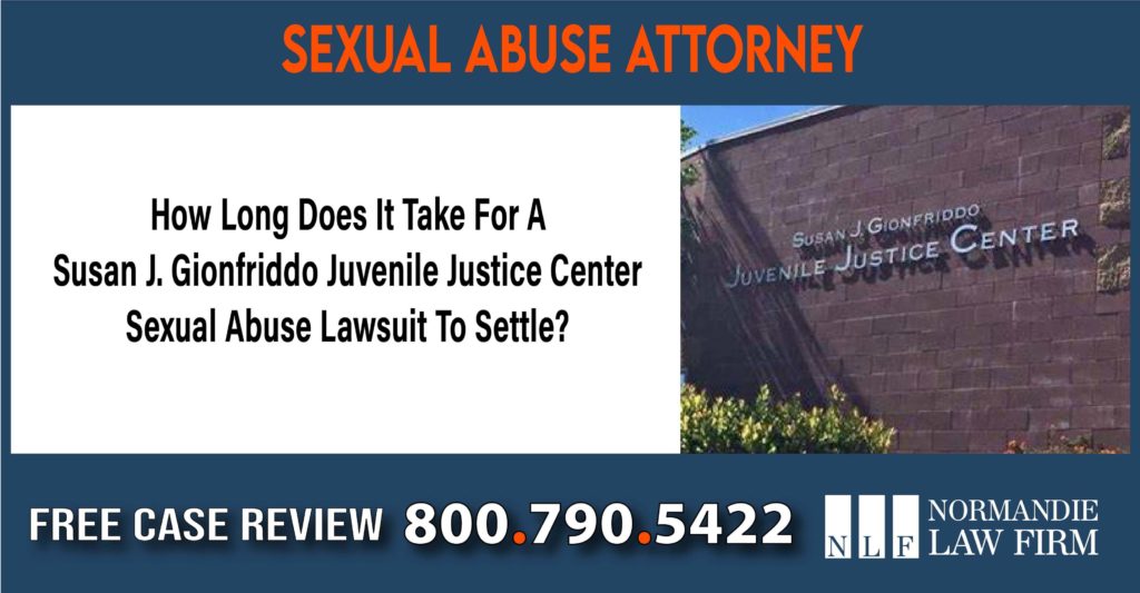 Susan J. Gionfriddo Juvenile Justice Center sexual abuse lawyer attorney sue compensation liability