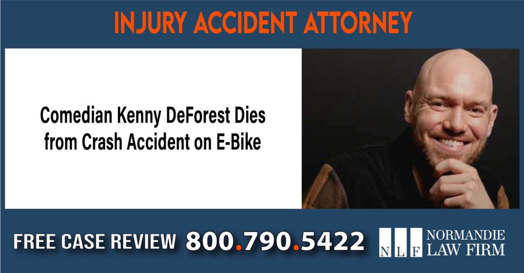 Comedian Kenny DeForest Dies from Crash Accident on E-Bike lawyer attonrey sue