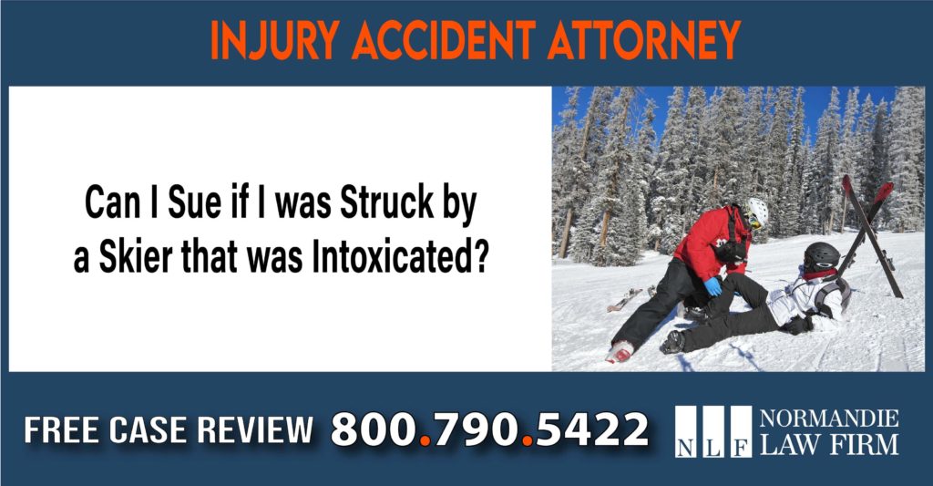 Can I Sue if I was Struck by a Skier that was Intoxicated sue compensation incident liability