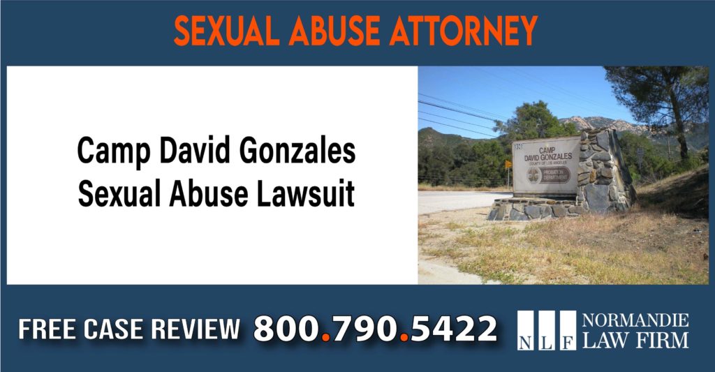 Camp David Gonzales Sexual Abuse Lawsuit Attorney sue liability lawyer compensation incident