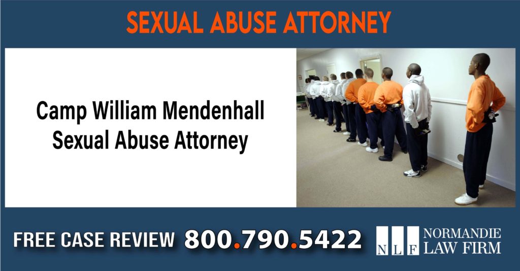 Camp William Mendenhall sexual abuse lawyer sue compensation incident liability