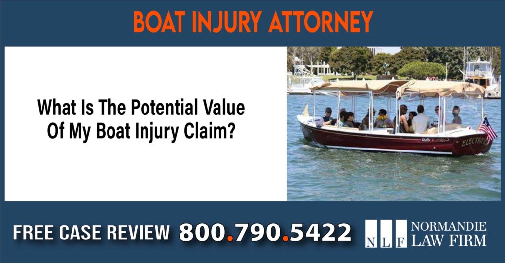What Is The Potential Value Of My Boat Injury Claim liability attorney lawyer sue compensation liability