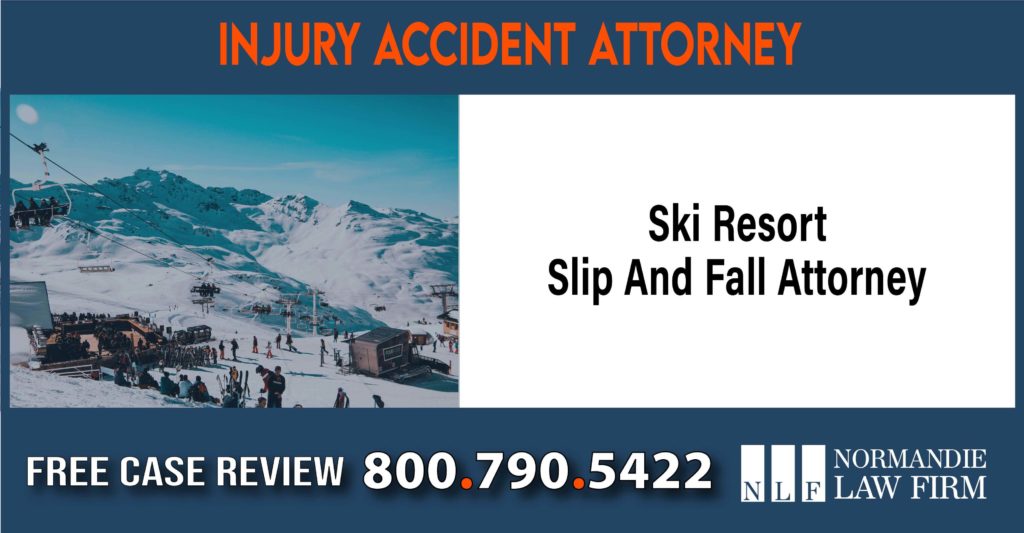 Ski Resort Slip And Fall Attorney liability lawyer sue compensation