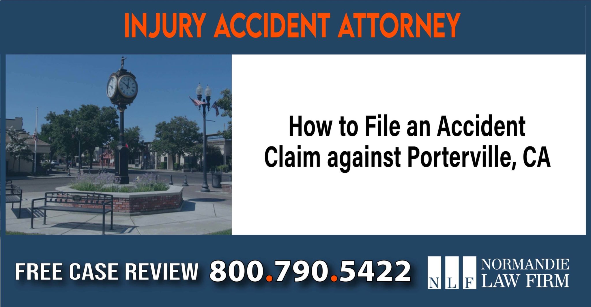 How to File an Accident Claim against Porterville, CA
