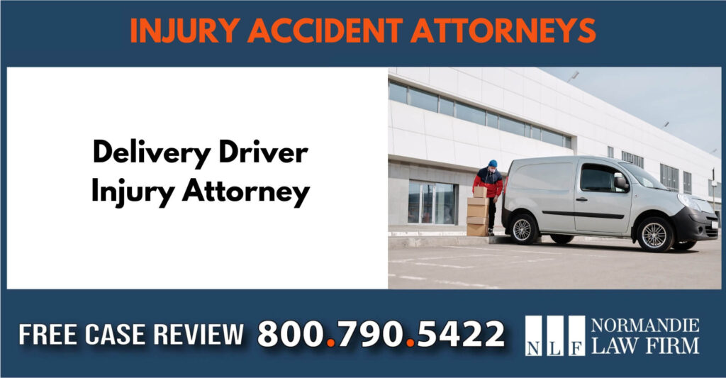 Delivery Driver Injury Attorney sue liable incident compensation