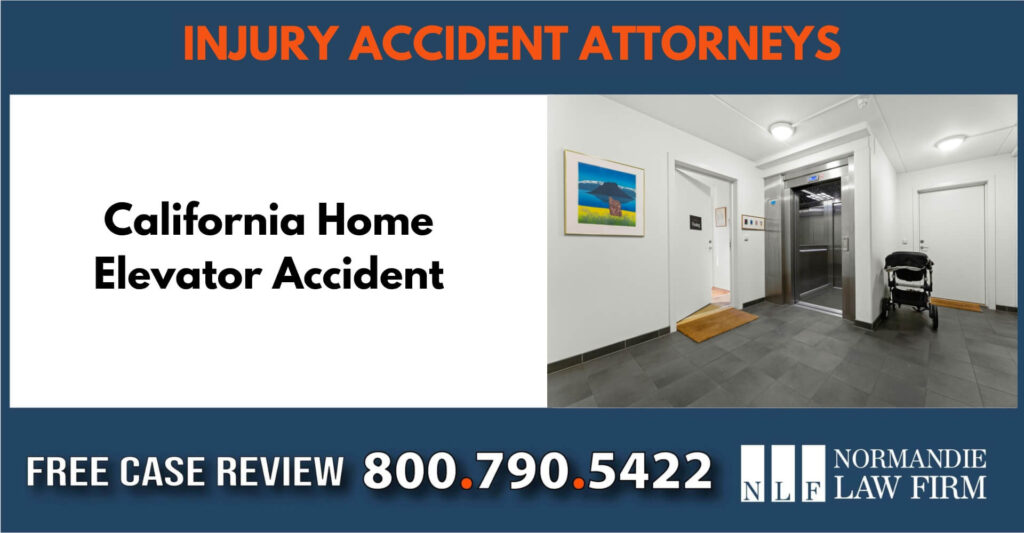 California Home Elevator Accident sue liable incident compensation