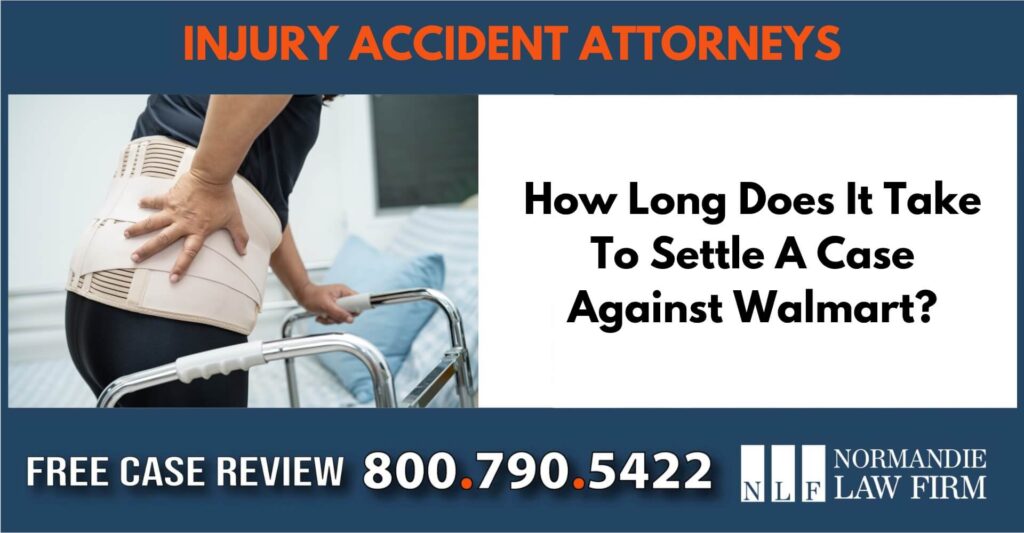How Long Does It Take To Settle A Case Against Walmart sue liable incident compensation