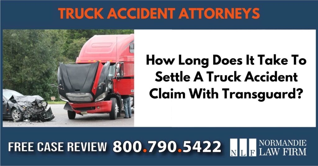 How Long Does It Take To Settle A Truck Accident Claim With Transguard compensation lawsuit attorney