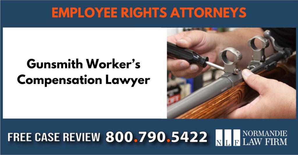 Gunsmith Worker’s Compensation Lawyer sue liable incident employee rights