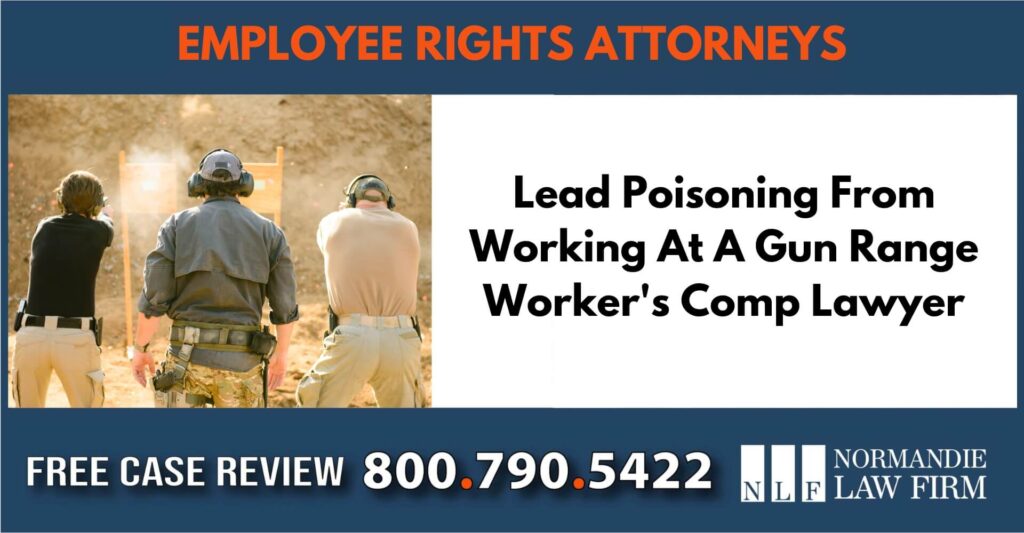 Lead Poisoning From Working At A Gun Range Worker's Comp Lawyer sue liable incident