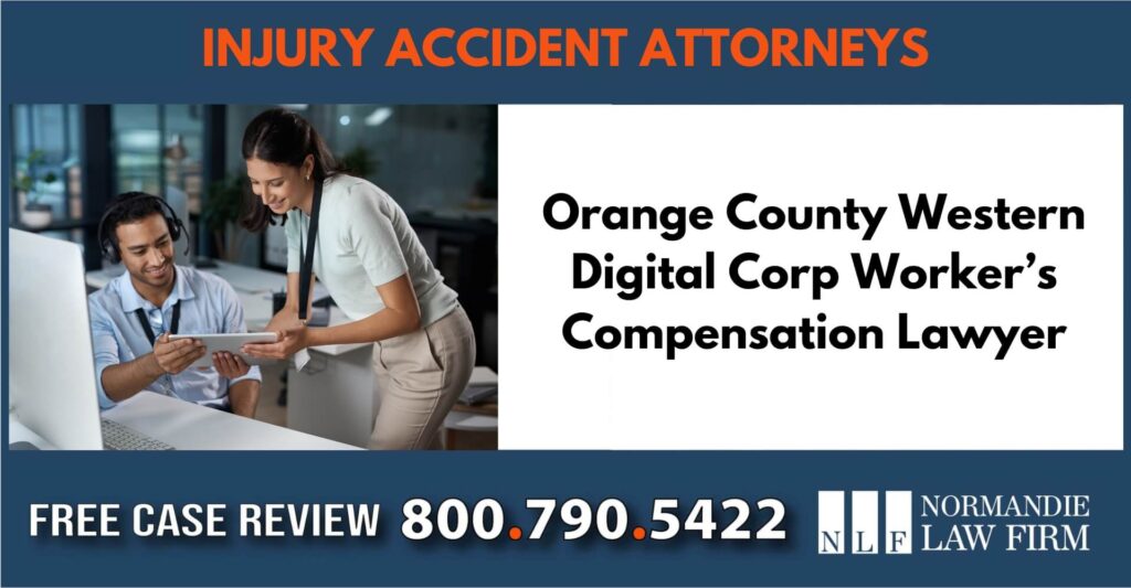Orange County Western Digital Corp Worker’s Compensation Lawyer sue liable incident attorney