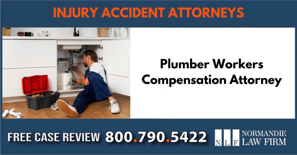 Plumber Workers Compensation Attorney sue liable incident lawyer