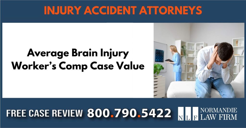 Average Brain Injury Worker’s Comp Case Value sue liable incident lawyer attorney