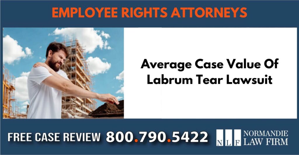 Average Case Value Of Labrum Tear Lawsuit sue liable incident compensation lawyer attorney
