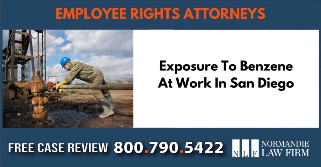 Exposure To Benzene At Work In San Diego Lawyer sue liable incident attorney