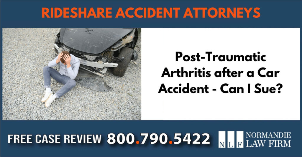 Post-Traumatic Arthritis after a Car Accident - Can I Sue lawyer attorney incident compensation