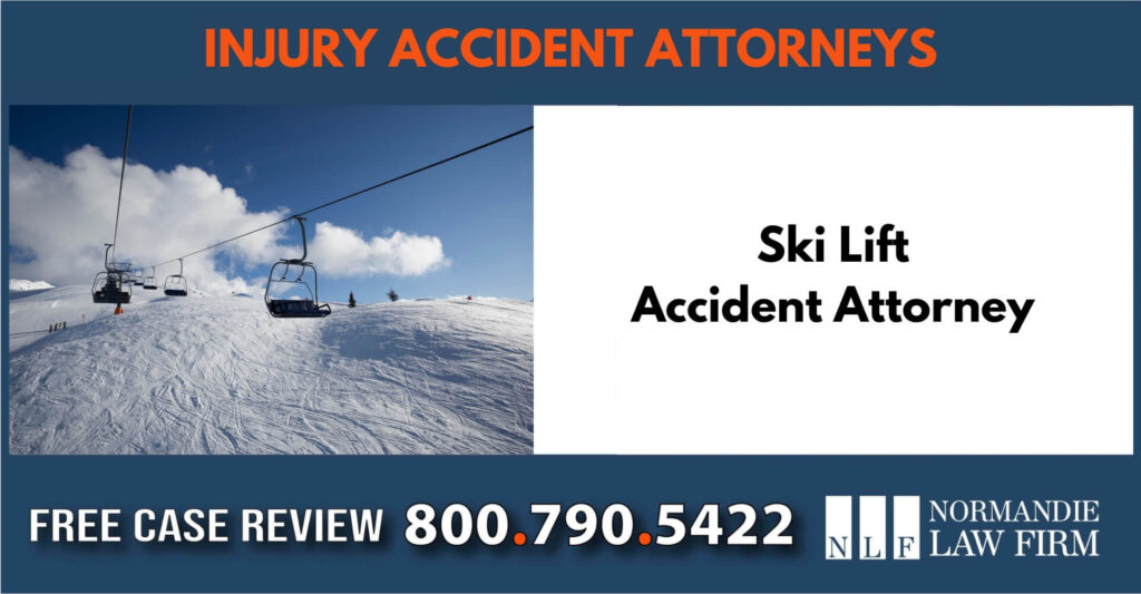 Ski Lift Accident Attorney sue liable incident compensation lawyer