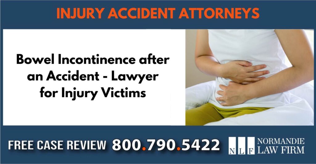 Bowel Incontinence after an Accident - Lawyer for Injury Victims liability incident sue attorney compensation lawsuit lawyer