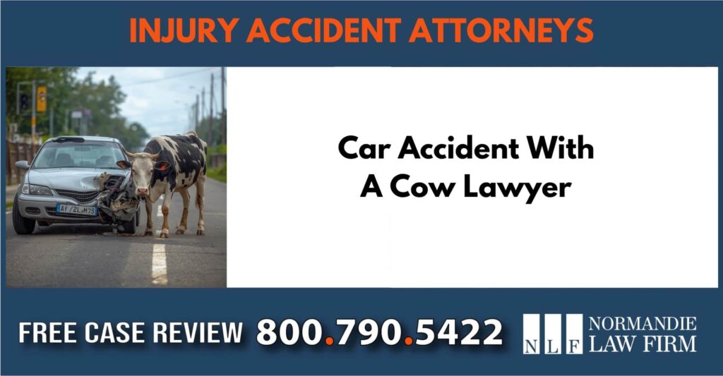 Car Accident With A Cow Lawyer incident sue attorney compensation lawsuit lawyer