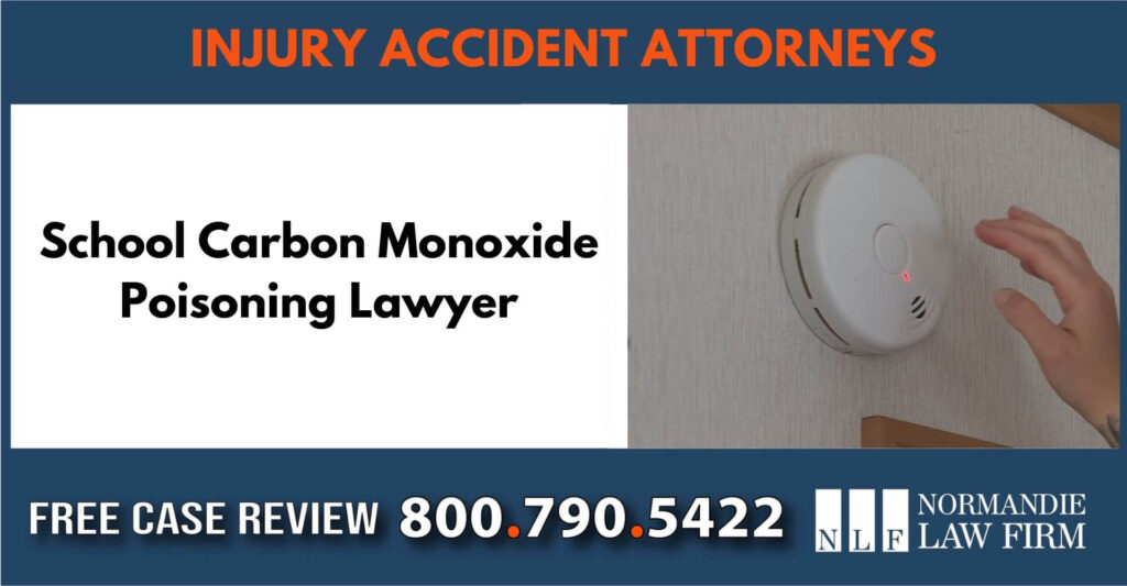 School Carbon Monoxide Poisoning Lawyer sue liable incident attorney