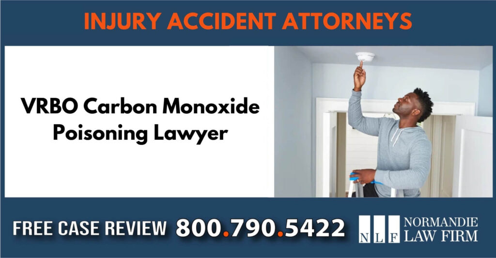 VRBO Carbon Monoxide Poisoning Lawyer sue liable incident attorney compensation