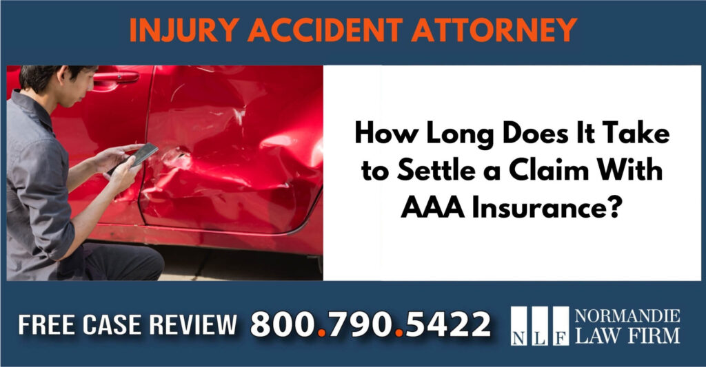 How Long Does It Take to Settle a Claim With AAA Insurance sue liable incident compensation lawyer attorney