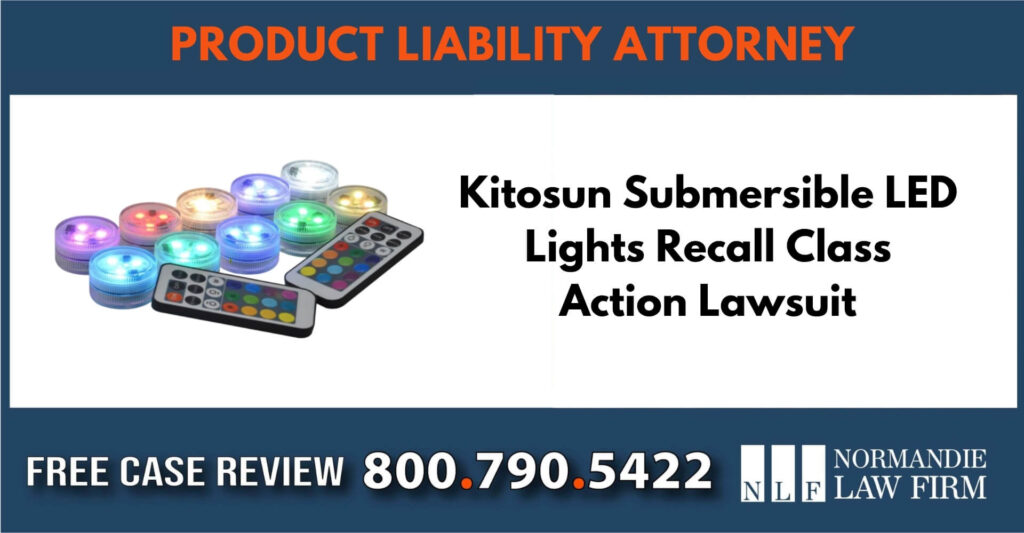 Kitosun submersible LED Lights Recall Class Action Lawsuit lawyer attorney