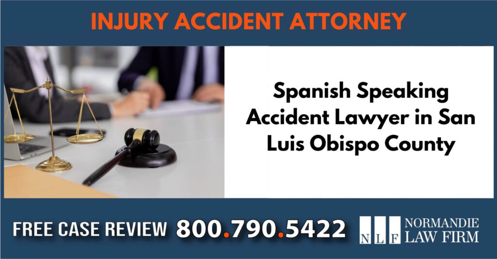 Spanish Speaking Accident Lawyer in San Luis Obispo County sue liable incident compenstaion attorney