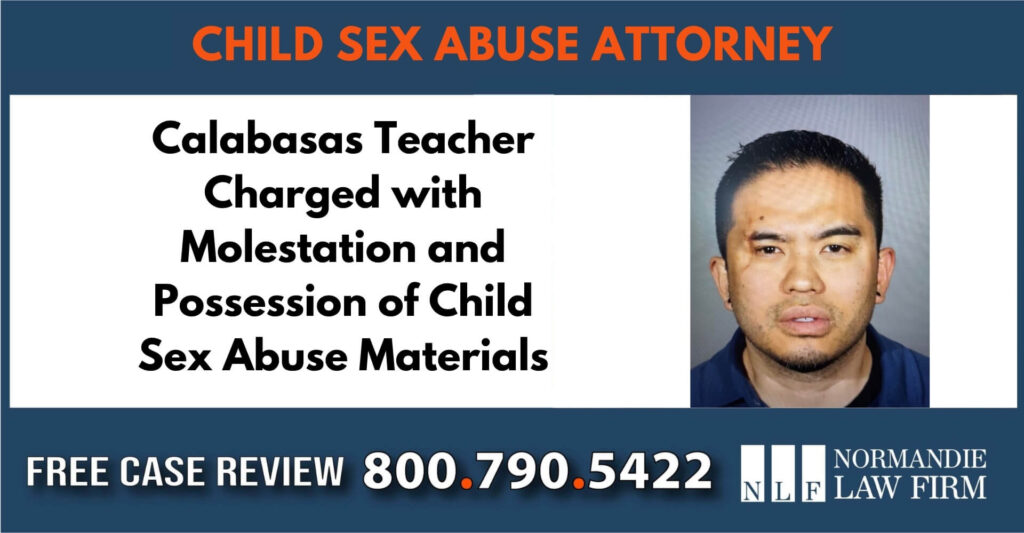 Calabasas Teacher Charged with Molestation and Possession of Child Sex Abuse Materials sue attorney lawyer