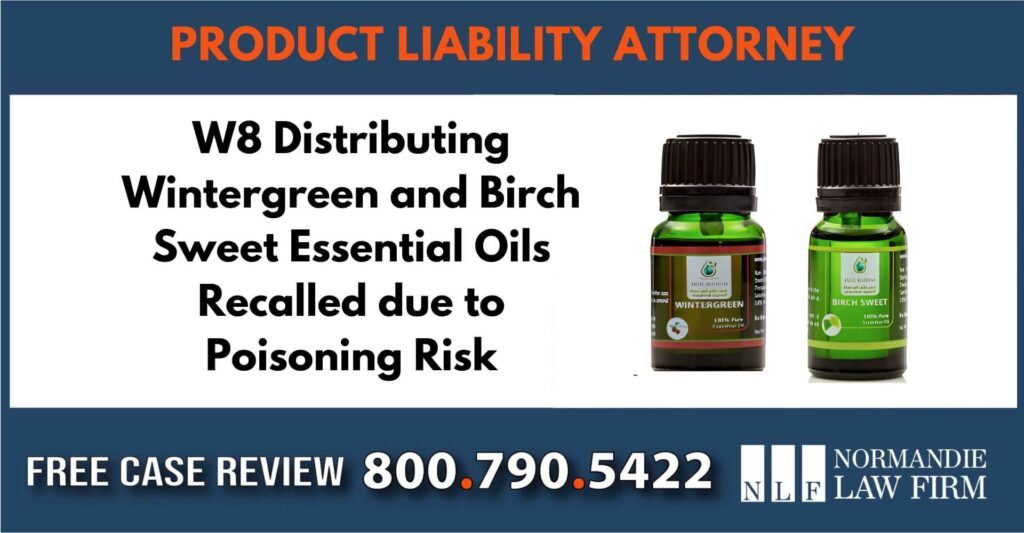 W8 Distributing Wintergreen and Birch Sweet Essential Oils lawyer attorney