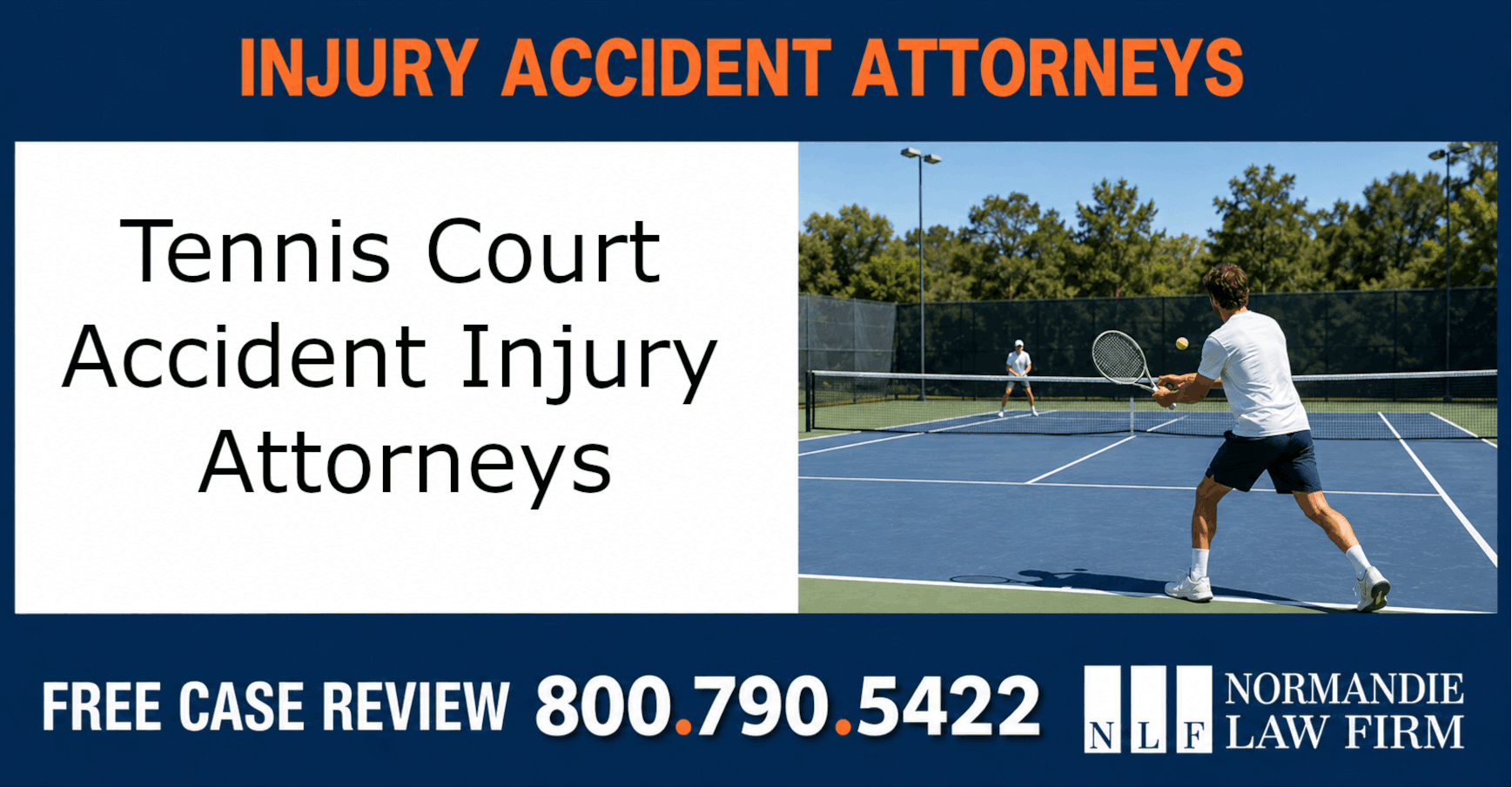 pickleball courts tennis court accident injury attorney